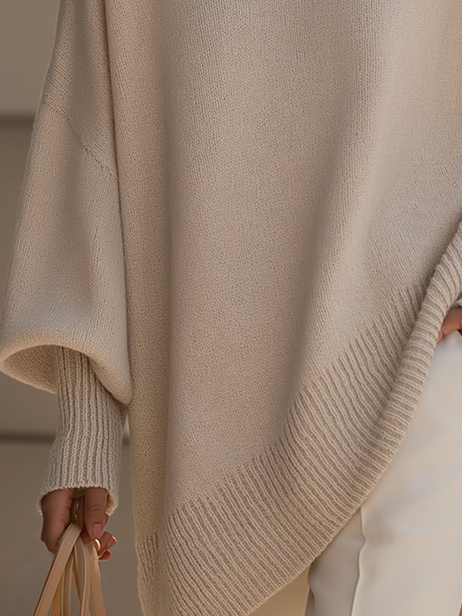 Mona | Przytulny, Przesadny Sweter Poncho