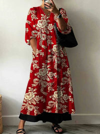 Elegancka Sukienka Wydrukowana Julia