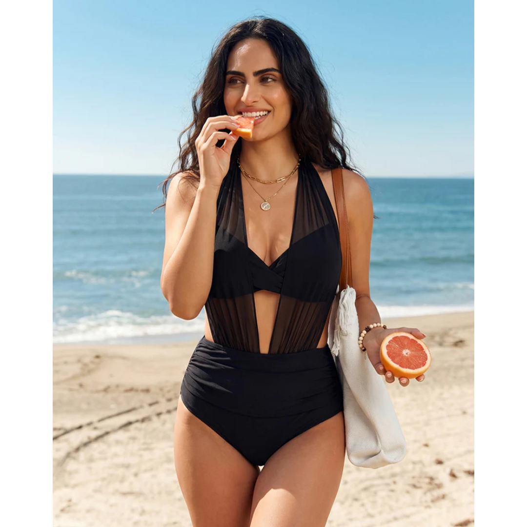 Sabine | 2-w-1 Wysoka Talie Bikini z Kontrolą Brzucha