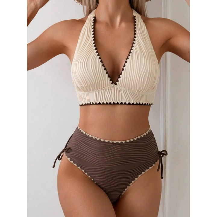 Femke | Boho Bikini z Wysokim Stanem
