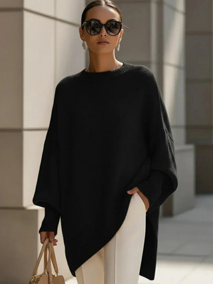 Mona | Przytulny, Przesadny Sweter Poncho