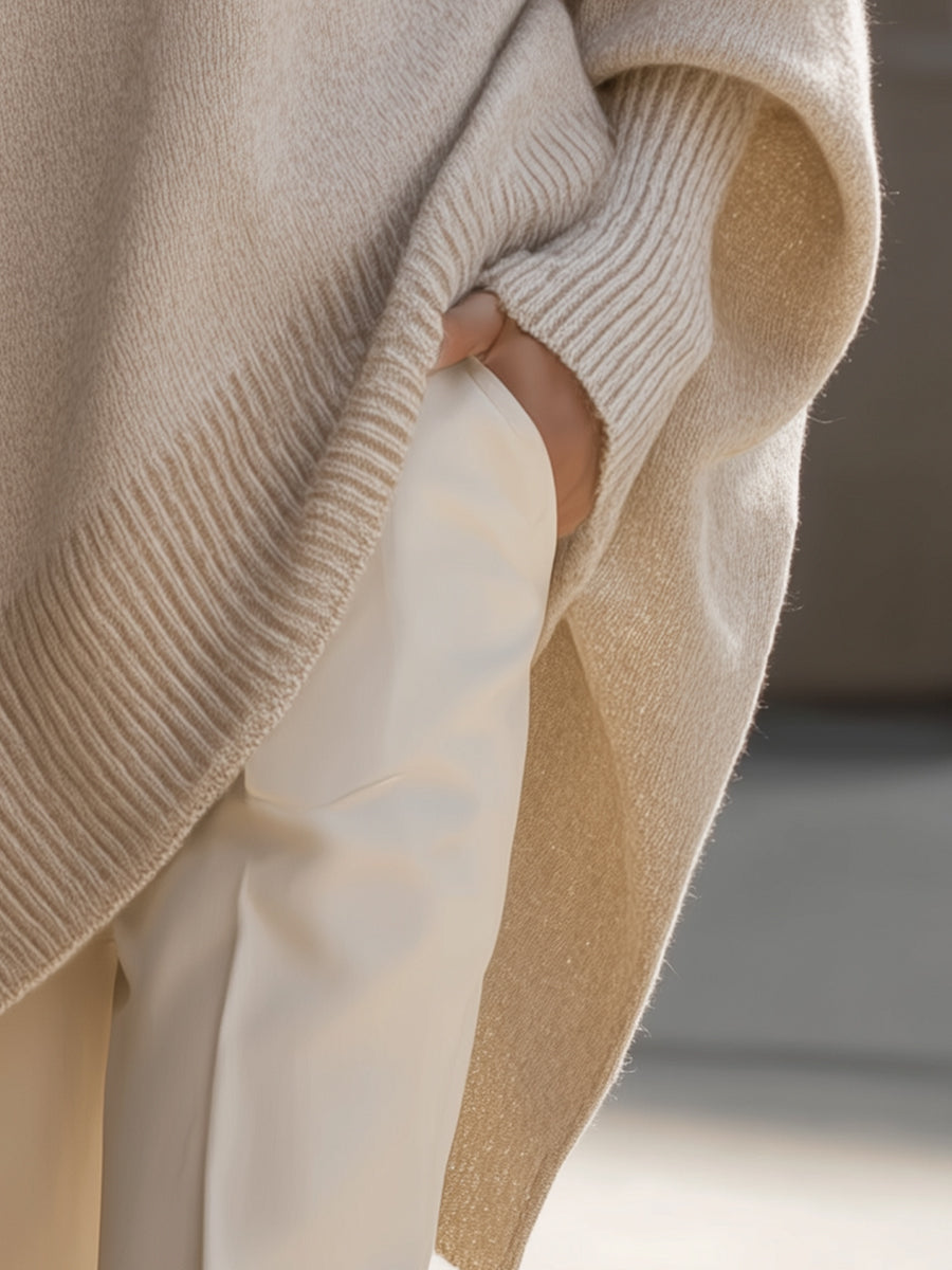 Mona | Przytulny, Przesadny Sweter Poncho