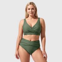 Jasmijn | Bikini z wysokim stanem z detalem w formie skrętu