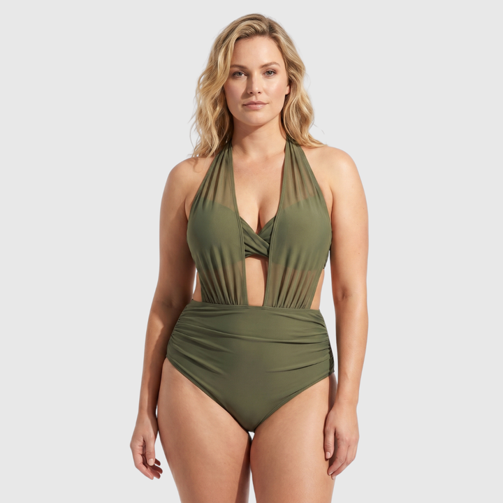Sabine | 2-w-1 Wysoka Talie Bikini z Kontrolą Brzucha